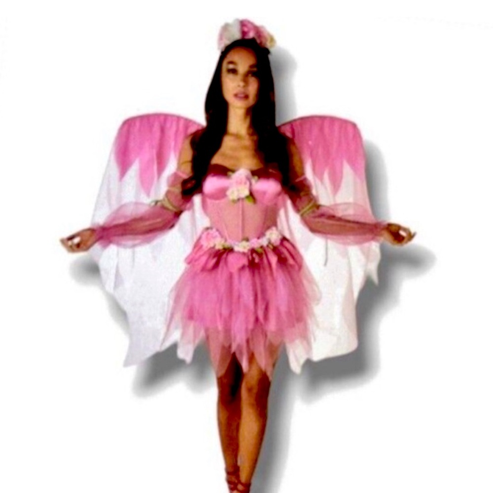 FAIRY PRINCESS "GARDEN PIXIE" 3PC ADULT COSTUME SIZE XLARGE (14-16) NWT